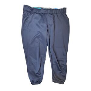 Easton Womens 2XL Softball Pants Elastic Waist Sports Stretch Athletic Polyester